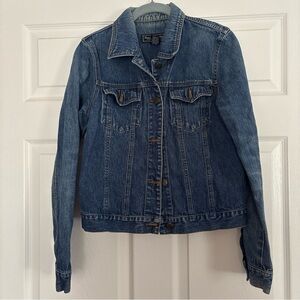Abercrombie Denim Jacket Cotton Size M Y2K